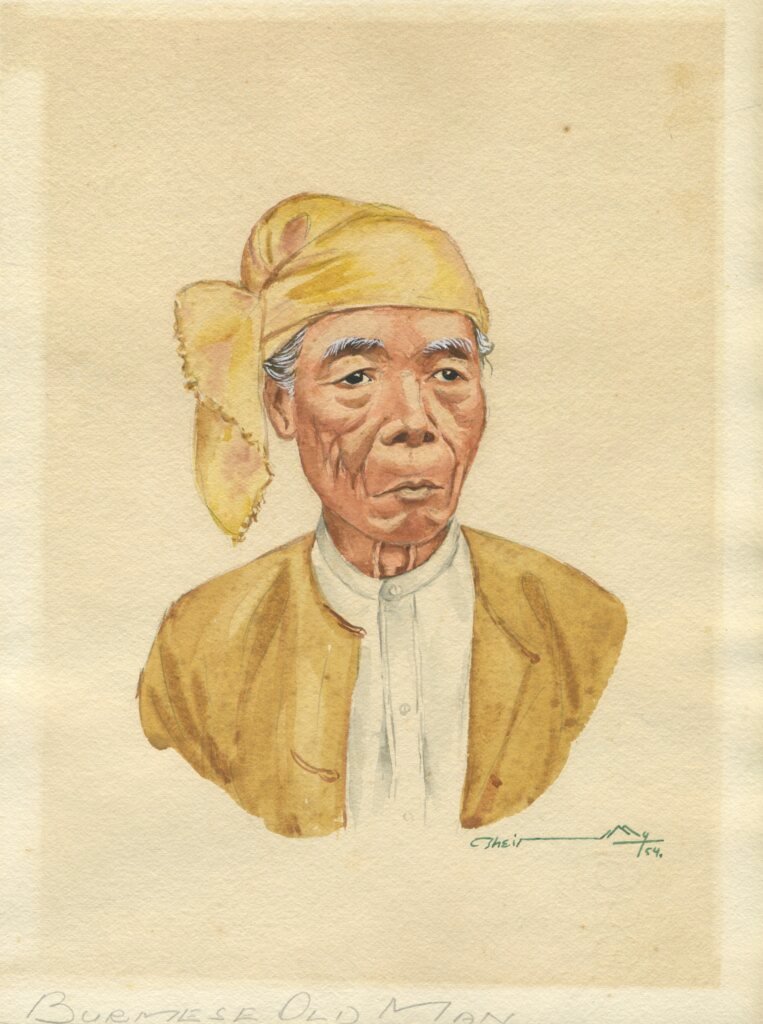 BURMESE OLD MAN - THEIN HAN