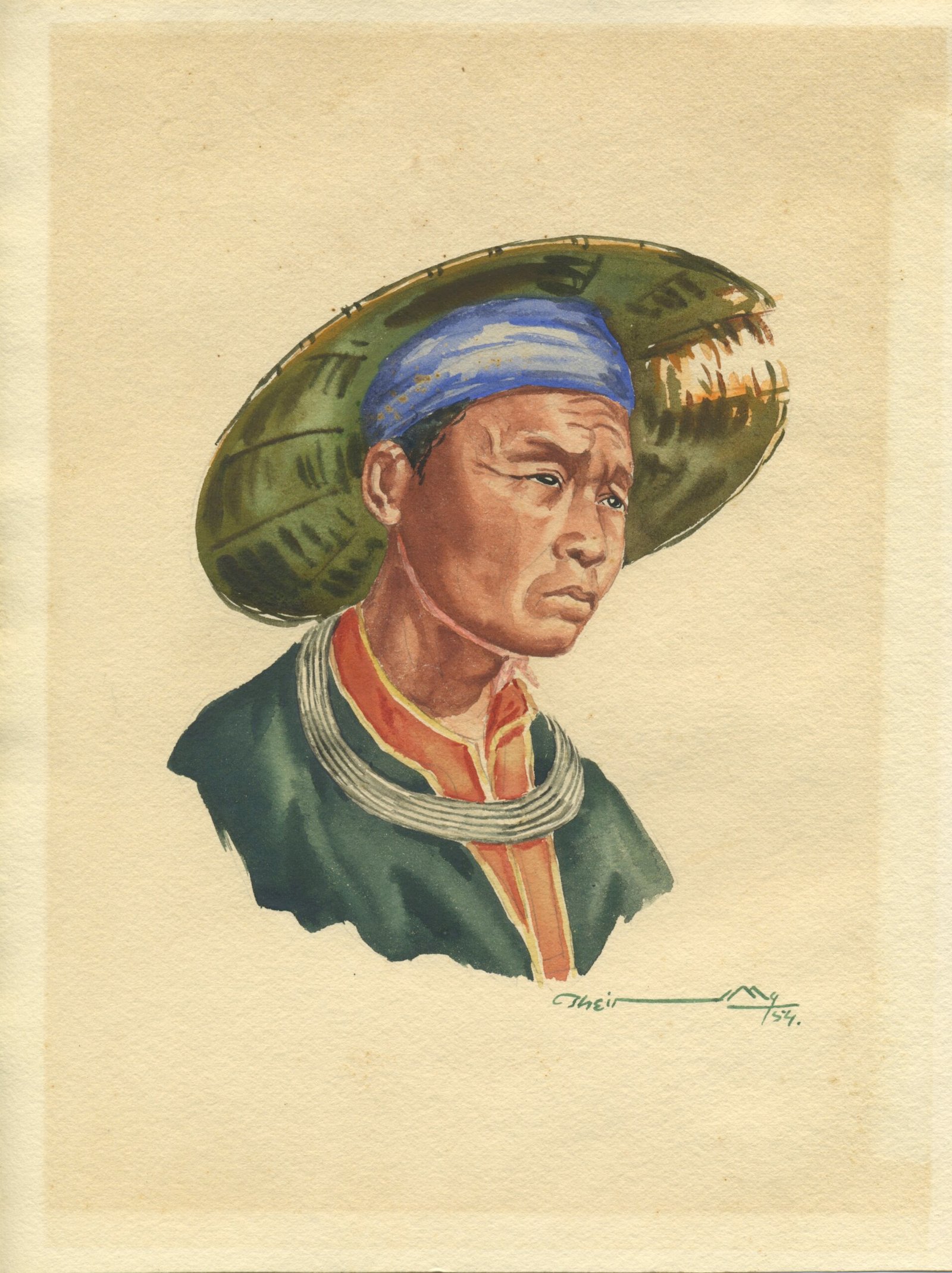 MAN WITH HAT BY THEIN HAN